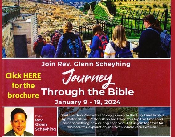 Holy Land Brochure